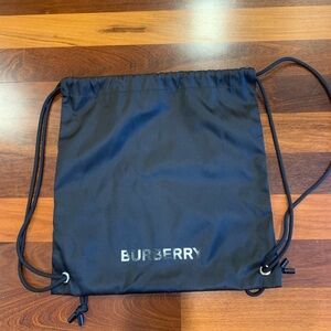 Burberry Black Drawstring Bag